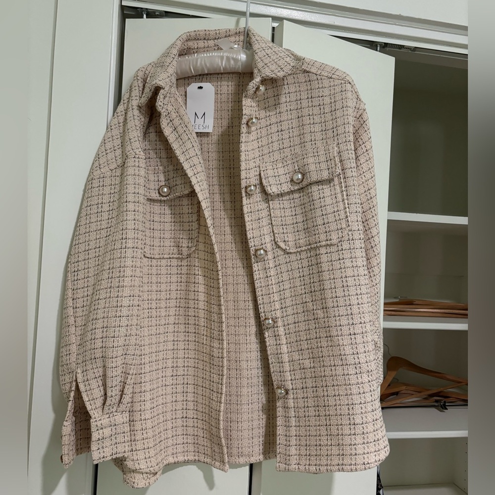 Tweed Shacket Size M